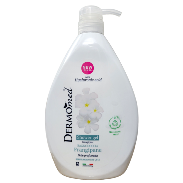 Frangipani Shower Gel 1L Italian Floral Moisturizing Shower Gel